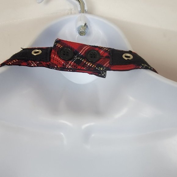 TRIPP NYC Y2K Red Plaid Halter Women's Dress Size Medium - Picture 5 of 9